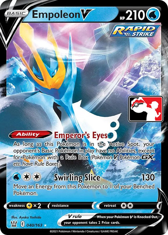 Empoleon V (040/163) [Prize Pack Series One] | Sanctuary Gaming