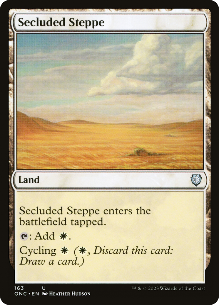 Secluded Steppe [Phyrexia: All Will Be One Commander] | Sanctuary Gaming