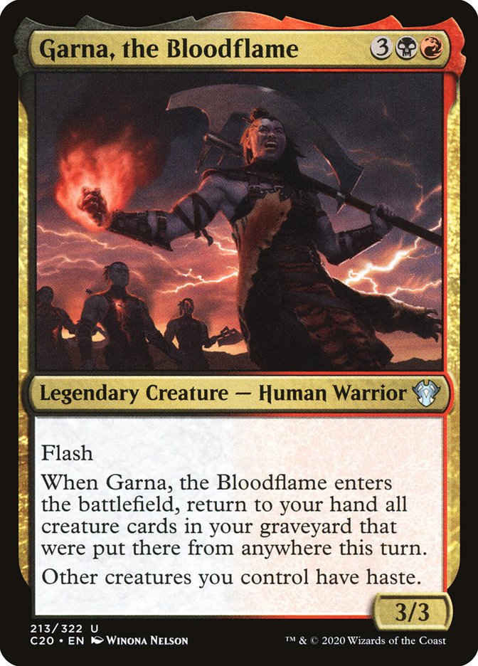 Garna, the Bloodflame [Commander 2020] | Sanctuary Gaming