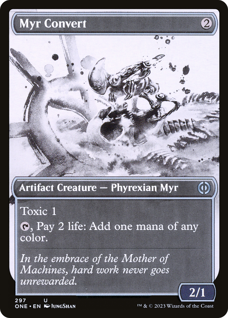 Myr Convert (Showcase Ichor) [Phyrexia: All Will Be One] | Sanctuary Gaming