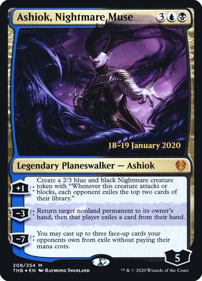Ashiok, Nightmare Muse [Theros Beyond Death Prerelease Promos] | Sanctuary Gaming