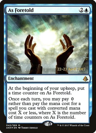 As Foretold [Amonkhet Promos] | Sanctuary Gaming