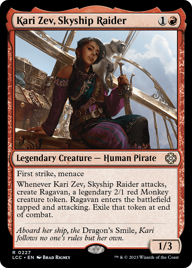 Kari Zev, Skyship Raider [The Lost Caverns of Ixalan Commander] | Sanctuary Gaming