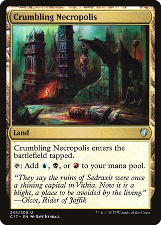 Crumbling Necropolis [Commander 2017] | Sanctuary Gaming