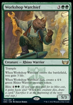 Workshop Warchief (Promo Pack) [Streets of New Capenna Promos] | Sanctuary Gaming