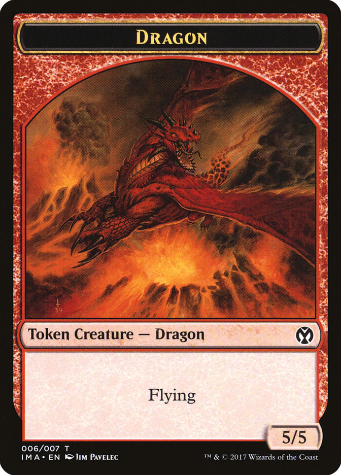 Dragon (006/007) [Iconic Masters Tokens] | Sanctuary Gaming