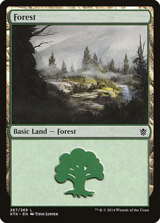 Forest (267) [Khans of Tarkir] | Sanctuary Gaming