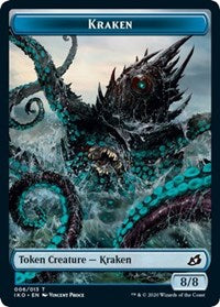 Kraken // Human Soldier (005) Double-sided Token [Ikoria: Lair of Behemoths Tokens] | Sanctuary Gaming
