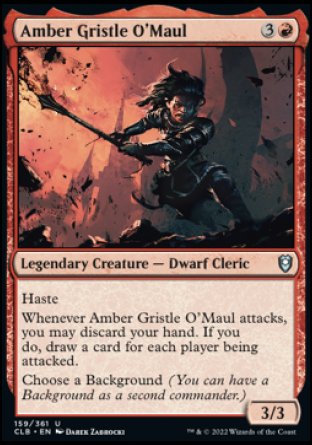 Amber Gristle O'Maul [Commander Legends: Battle for Baldur's Gate] | Sanctuary Gaming