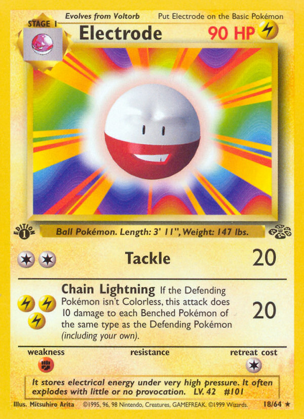 Electrode (18/64) [Jungle 1st Edition] | Sanctuary Gaming