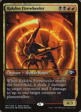 Rakdos Firewheeler [Ravnica Allegiance Promos] | Sanctuary Gaming