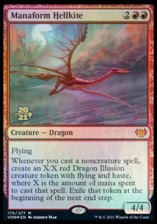 Manaform Hellkite [Innistrad: Crimson Vow Prerelease Promos] | Sanctuary Gaming