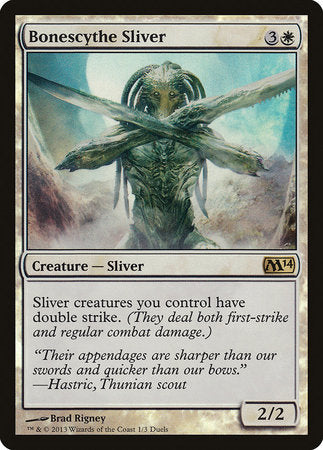 Bonescythe Sliver [Duels of the Planeswalkers 2013 Promos ] | Sanctuary Gaming