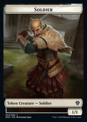 Soldier // Dragon Double-sided Token [Dominaria United Tokens] | Sanctuary Gaming