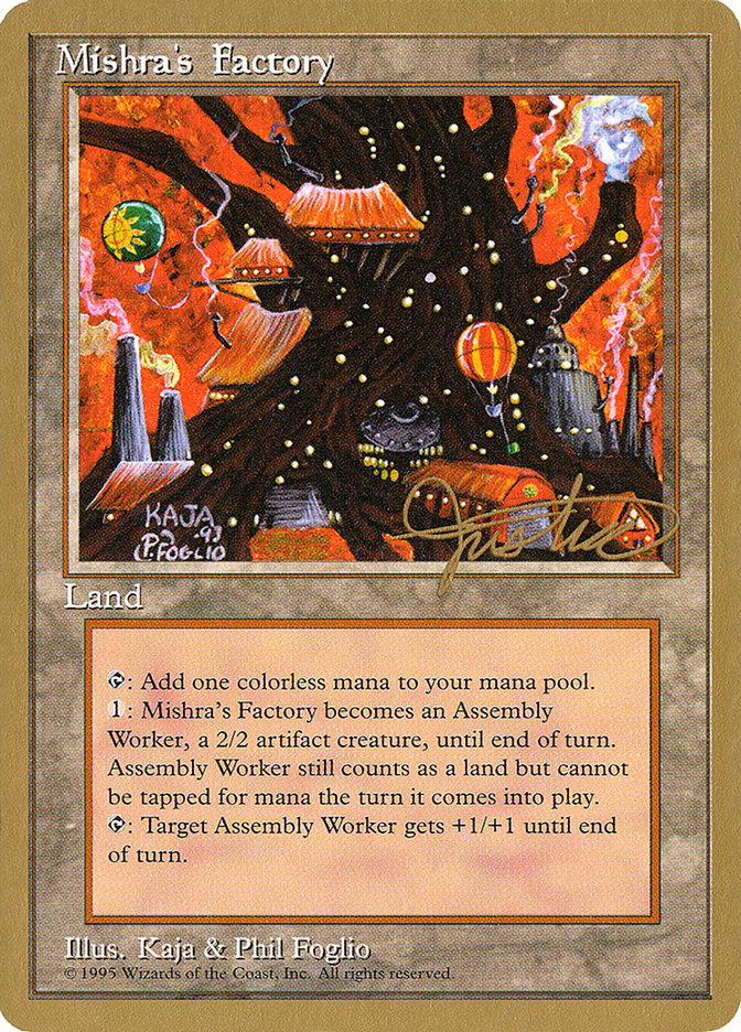 Mishra's Factory (Mark Justice) [Pro Tour Collector Set] | Sanctuary Gaming