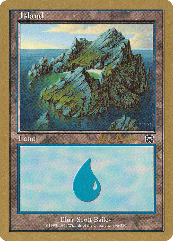 Island (ab336) (Alex Borteh) [World Championship Decks 2001] | Sanctuary Gaming