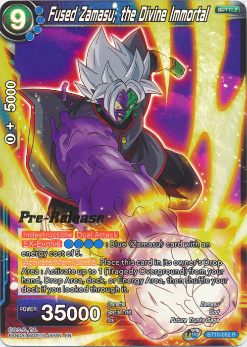Fused Zamasu, the Divine Immortal (BT10-052) [Rise of the Unison Warrior Prerelease Promos] | Sanctuary Gaming