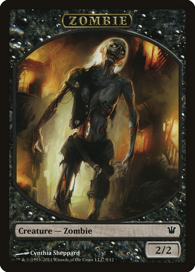 Zombie (9/12) [Innistrad Tokens] | Sanctuary Gaming