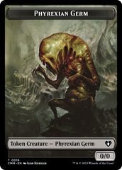 Elemental (0024) // Phyrexian Germ Double-Sided Token [Commander Masters Tokens] | Sanctuary Gaming