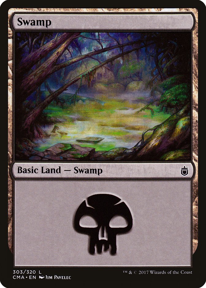Swamp (303) [Commander Anthology] | Sanctuary Gaming