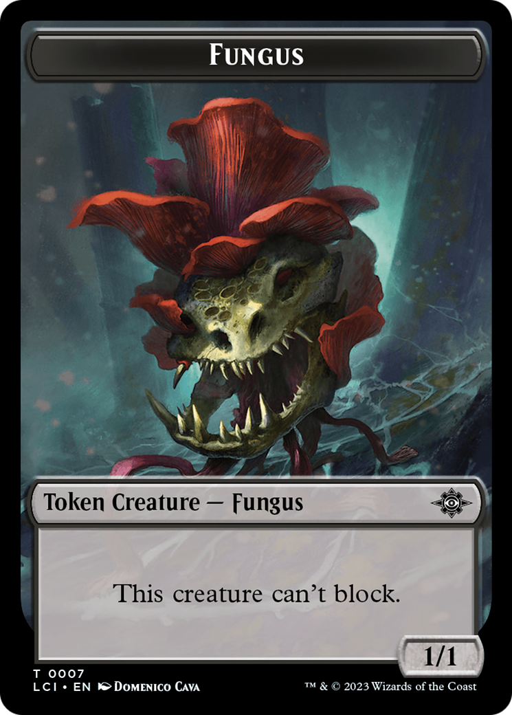 Treasure (0018) // Fungus Double-Sided Token [The Lost Caverns of Ixalan Tokens] | Sanctuary Gaming