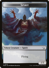 Monk // Spirit (14) Double-Sided Token [March of the Machine Tokens] | Sanctuary Gaming