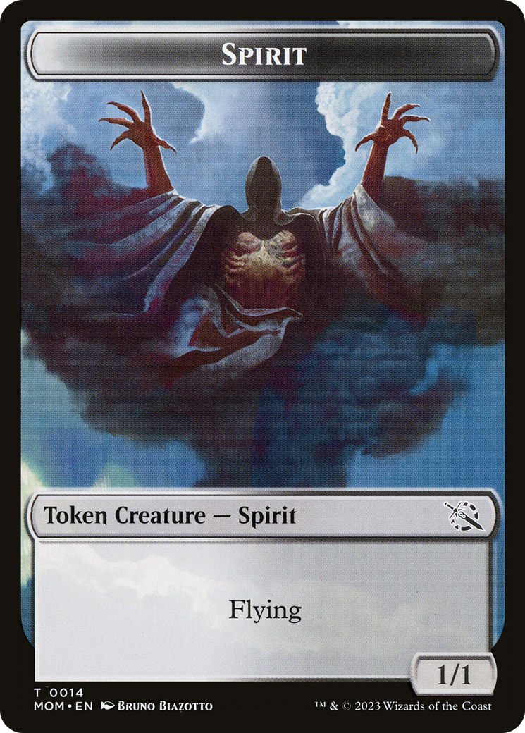 Elemental (02) // Spirit (14) Double-Sided Token [March of the Machine Tokens] | Sanctuary Gaming