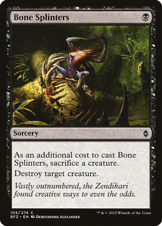 Bone Splinters [Battle for Zendikar] | Sanctuary Gaming