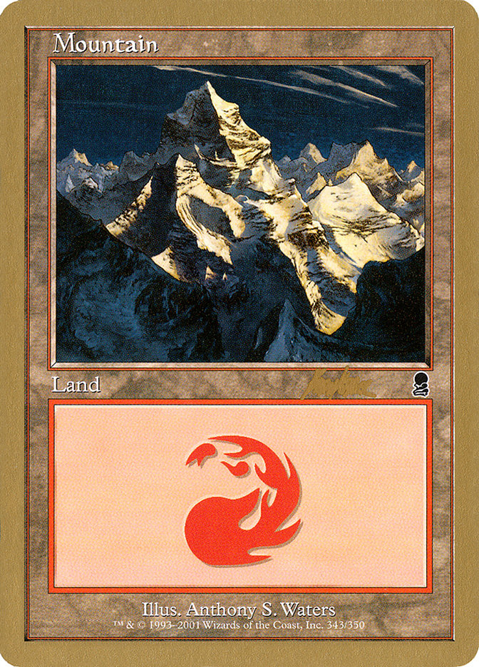 Mountain (bk343) (Brian Kibler) [World Championship Decks 2002] | Sanctuary Gaming