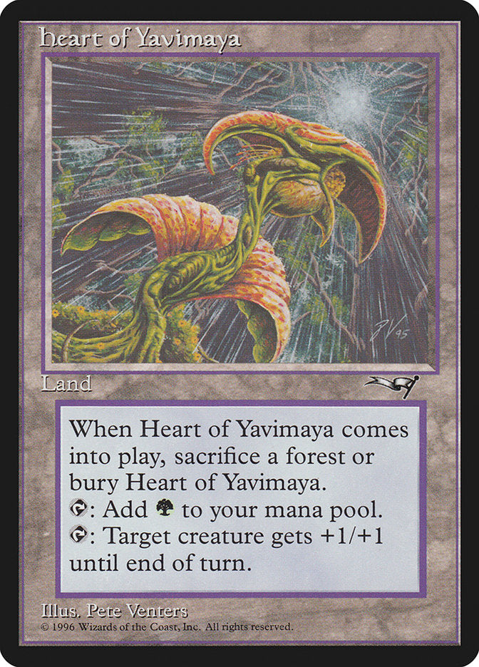 Heart of Yavimaya [Alliances] | Sanctuary Gaming