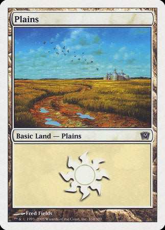 Plains (334) [Ninth Edition] | Sanctuary Gaming