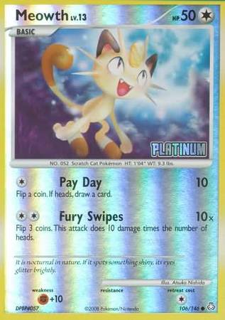 Meowth (106/146) [Burger King Promos: 2009 Collection] | Sanctuary Gaming