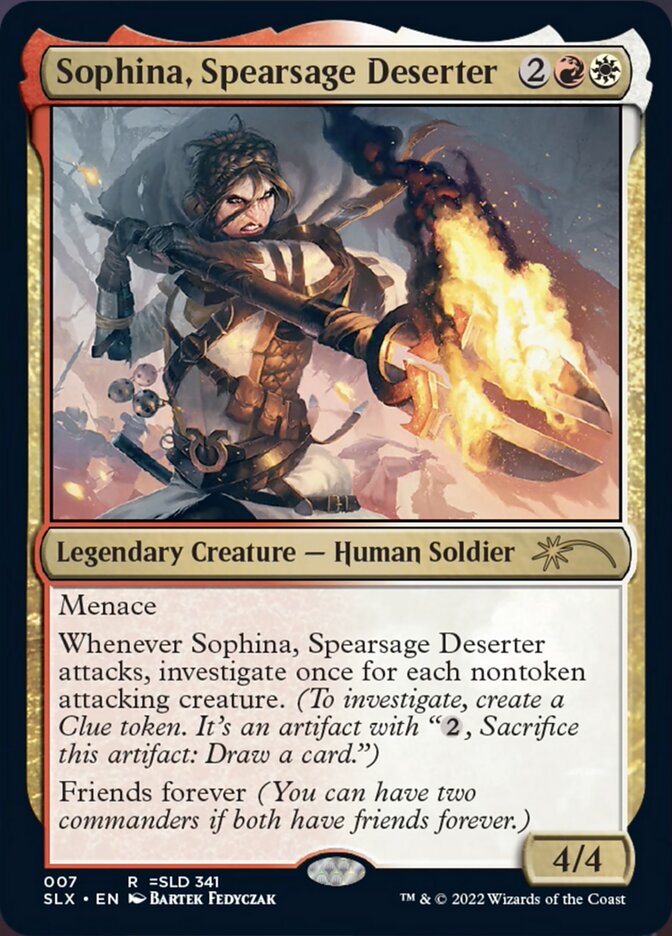 Sophina, Spearsage Deserter [Secret Lair: Universes Within] | Sanctuary Gaming