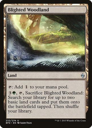 Blighted Woodland [Battle for Zendikar] | Sanctuary Gaming