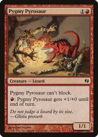 Pygmy Pyrosaur [Duel Decks: Venser vs. Koth] | Sanctuary Gaming