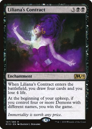 Liliana's Contract [Core Set 2019] | Sanctuary Gaming