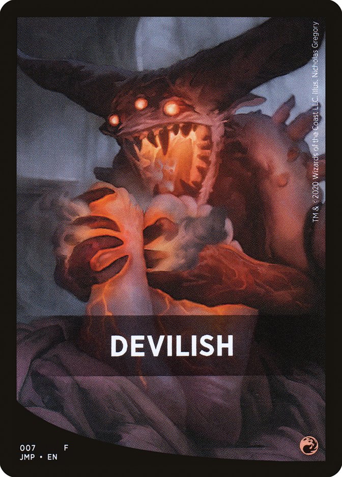 Devilish Theme Card [Jumpstart Front Cards] | Sanctuary Gaming