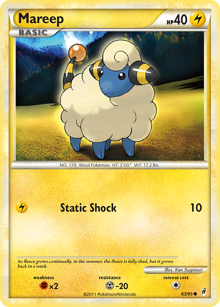 Mareep (63/95) [HeartGold & SoulSilver: Call of Legends] | Sanctuary Gaming