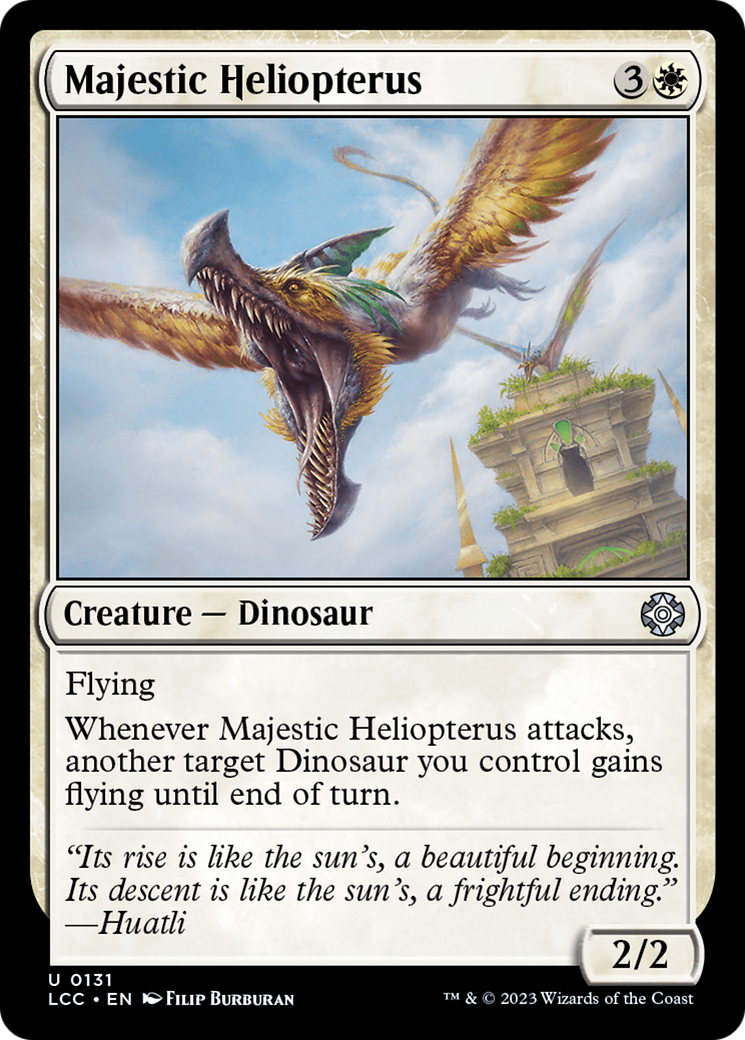 Majestic Heliopterus [The Lost Caverns of Ixalan Commander] | Sanctuary Gaming