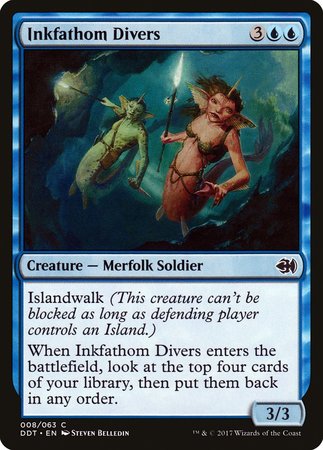 Inkfathom Divers [Duel Decks: Merfolk vs. Goblins] | Sanctuary Gaming