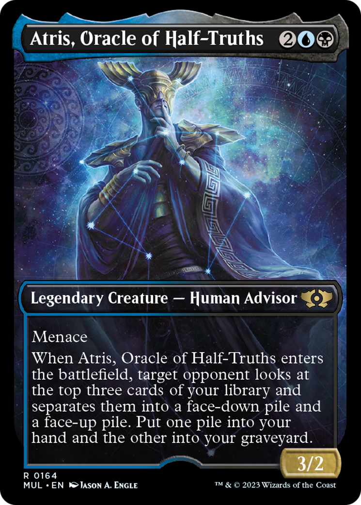 Atris, Oracle of Half-Truths (Halo Foil) [Multiverse Legends] | Sanctuary Gaming
