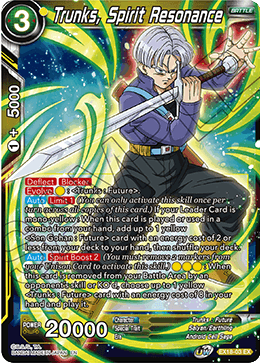 Trunks, Spirit Resonance [EX18-03] | Sanctuary Gaming