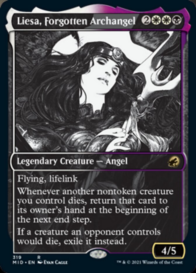 Liesa, Forgotten Archangel (Showcase Eternal Night) [Innistrad: Midnight Hunt] | Sanctuary Gaming