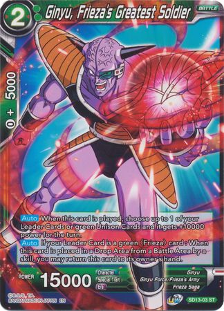 Ginyu, Frieza's Greatest Soldier (Starter Deck - Clan Collusion) [SD13-03] | Sanctuary Gaming