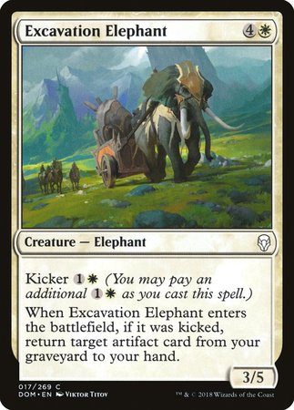 Excavation Elephant [Dominaria] | Sanctuary Gaming