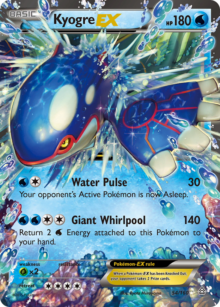 Kyogre EX (54/160) [XY: Primal Clash] | Sanctuary Gaming