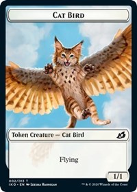Cat Bird // Human Soldier (004) Double-sided Token [Ikoria: Lair of Behemoths Tokens] | Sanctuary Gaming
