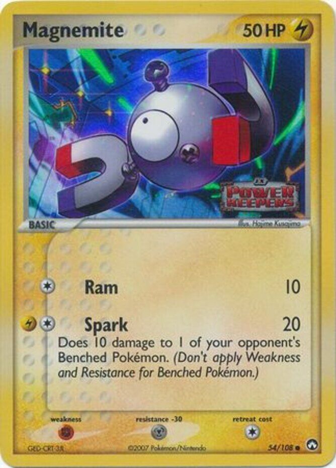 Magnemite (54/108) (Stamped) [EX: Power Keepers] | Sanctuary Gaming
