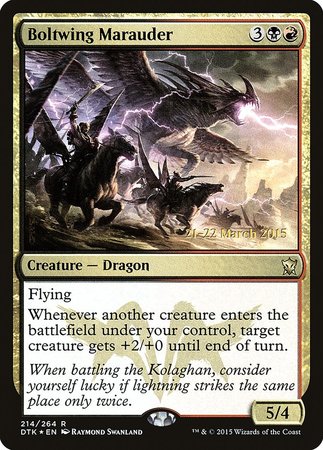 Boltwing Marauder [Dragons of Tarkir Promos] | Sanctuary Gaming