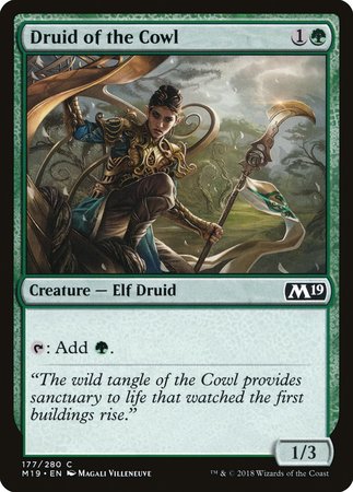 Druid of the Cowl [Core Set 2019] | Sanctuary Gaming